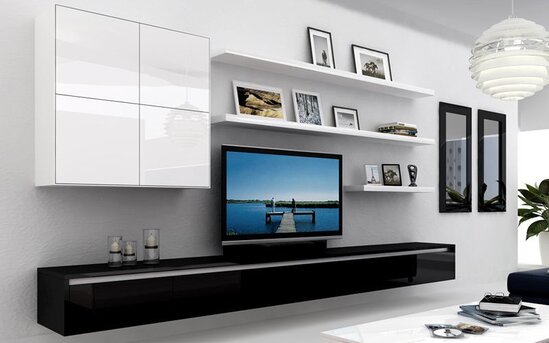 2025-ci ilin ağ və qara rəngli TOP-5 TV stend modelləri