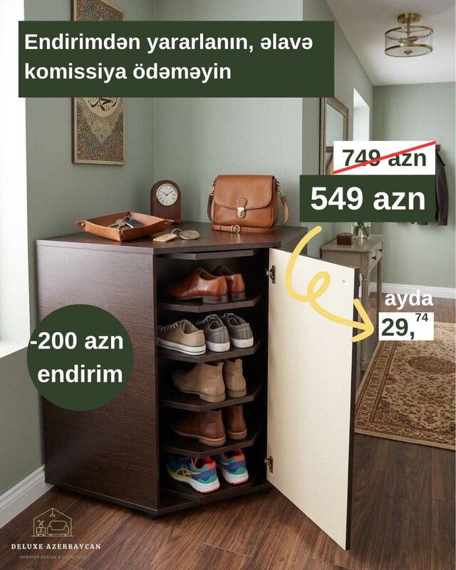 Rəfli ayaqqabı dolabı Rəfli ayaqqabı dolabı