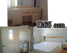 İkinəfərlik çarpayı, Termo, Dolab, 2 tumba, Türkiyə, Yeni