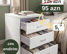 Praktik çekmecəli dolab
