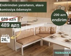 Mətbəx künc divanı