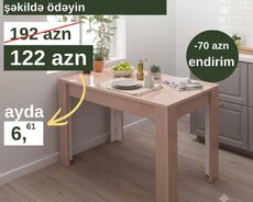 sadə və şık masa