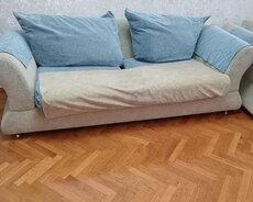 1 Divan və 2 Kreslo
