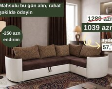 Ailə künc divanı