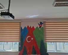 Zebra jalüz pərdəler